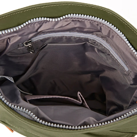 Roka Kennington B Medium Chive Recycled Nylon Cross Body Bag