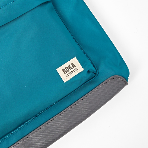 Roka Kennington B Medium North Sea Recycled Nylon Cross Body Bag
