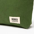 Roka Maida Vale Medium Pouch Artichoke Cotton Canvas