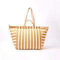 Roka Marylebone Tote Rose Gold Stripe Cotton Canvas
