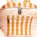 Roka Marylebone Tote Rose Gold Stripe Cotton Canvas