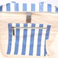 Roka Marylebone Tote Denim Stripe Cotton Canvas