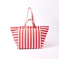 Roka Marylebone Tote Strawberry Stripe Cotton Canvas