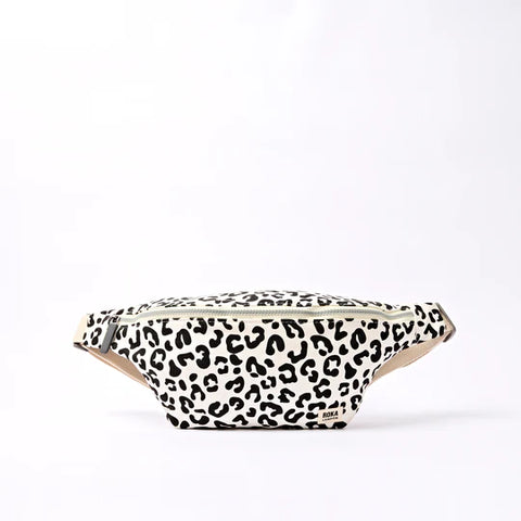 Roka Mill Hill Summer Leopard Recycled Canvas Crossbody Bum Bag