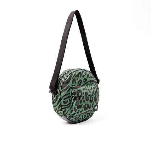 Roka Paddington B Mixed Animal Artichoke Recycled Canvas Cross Body Bag
