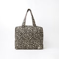 Roka Sloane Shoulder Bag in Savannah Leopard Cotton Canvas