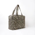 Roka Sloane Shoulder Bag in Savannah Leopard Cotton Canvas