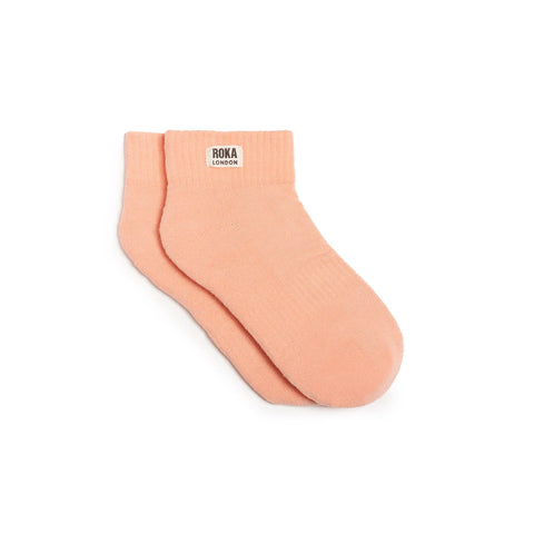 Roka Wembley Nougat Womens Organic Cotton Super Comfy Stylish Socks
