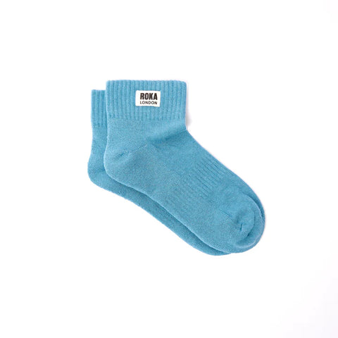 Roka Wembley Adriatic Womens Organic Cotton Super Comfy Stylish Socks