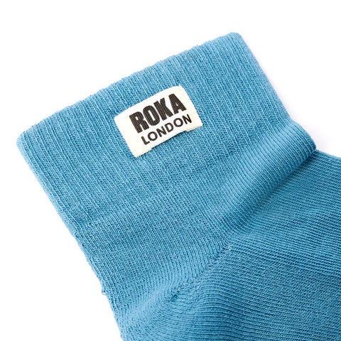 Roka Wembley Adriatic Womens Organic Cotton Super Comfy Stylish Socks