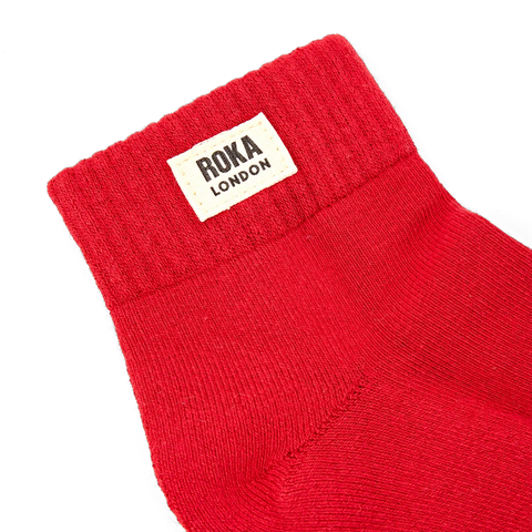 Roka Wembley Chilli Oil Womens Organic Cotton Super Comfy Stylish Socks