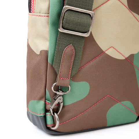 Roka Willesden B Large Sling Vintage Camo Recycled Canvas Cross Body Bag