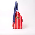 Roka Willesden B Large Sling Circus Print Recycled Nylon Cross Body Bag