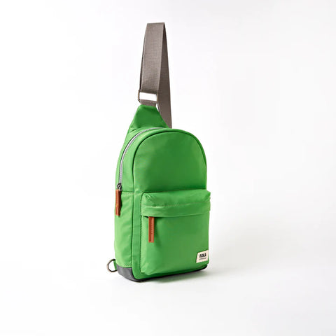 Roka Willesden B Large Sling Online Lime Recycled Nylon Cross Body Bag