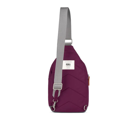 Roka Willesden B Large Sling Royal Burgundy Recycled Nylon Cross Body Bag