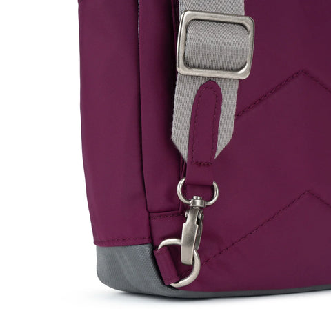 Roka Willesden B Large Sling Royal Burgundy Recycled Nylon Cross Body Bag