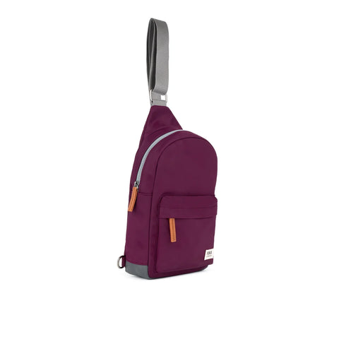 Roka Willesden B Large Sling Royal Burgundy Recycled Nylon Cross Body Bag