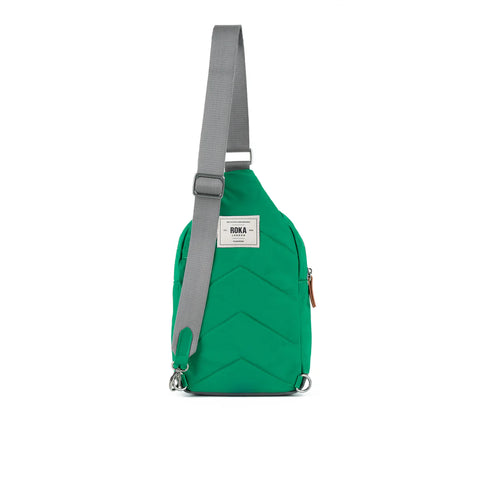 Roka Willesden B Large Sling Emerald Recycled Nylon Cross Body Bag