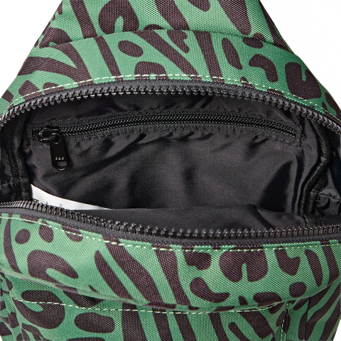 Roka Willesden B Large Sling Mixed Animal Artichoke Recycled Canvas Cross Body Bag