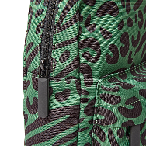 Roka Willesden B Large Sling Mixed Animal Artichoke Recycled Canvas Cross Body Bag