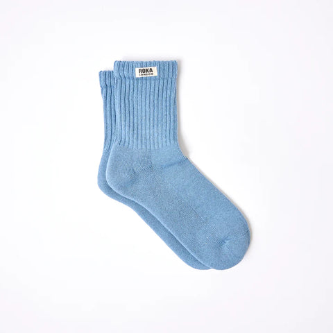 Roka Windsor Airforce Mens Organic Cotton Super Comfy Stylish Crew Socks