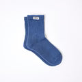 Roka Windsor Coastal Blue Mens Organic Cotton Super Comfy Stylish Crew Socks