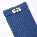 Roka Windsor Coastal Blue Mens Organic Cotton Super Comfy Stylish Crew Socks