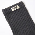 Roka Windsor Faded Black Mens Organic Cotton Super Comfy Stylish Crew Socks