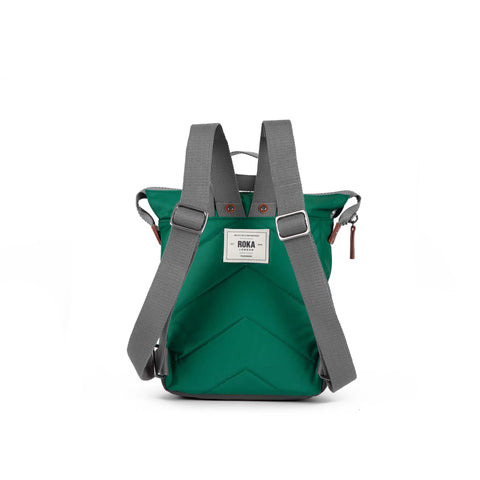 Roka Bantry B Small Emerald Recycled Nylon Backpack