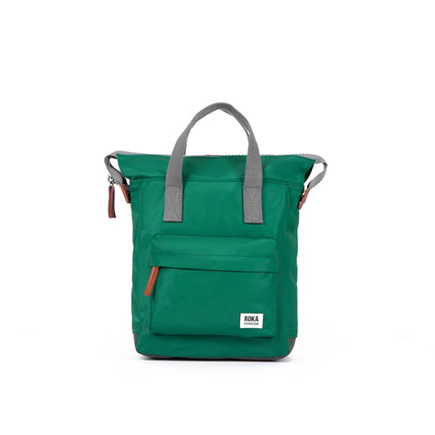 Roka Bantry B Small Emerald Recycled Nylon Backpack
