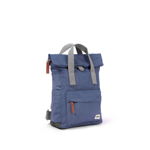 Roka Canfield B Small Airforce Recycled Nylon Roll-top Backpack