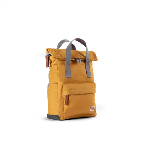 Roka Canfield B Small Corn Recycled Nylon Roll-top Backpack
