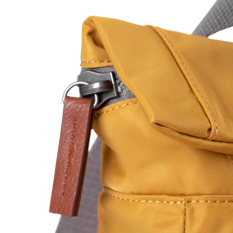 Roka Canfield B Small Corn Recycled Nylon Roll-top Backpack