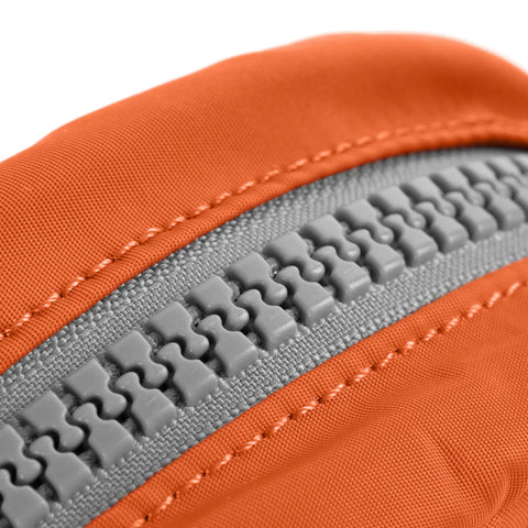 Roka Paddington B Burnt Orange Recycled Nylon Cross Body Bag
