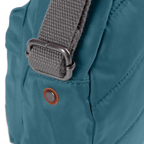Roka Paddington B Teal Recycled Nylon Cross Body Bag