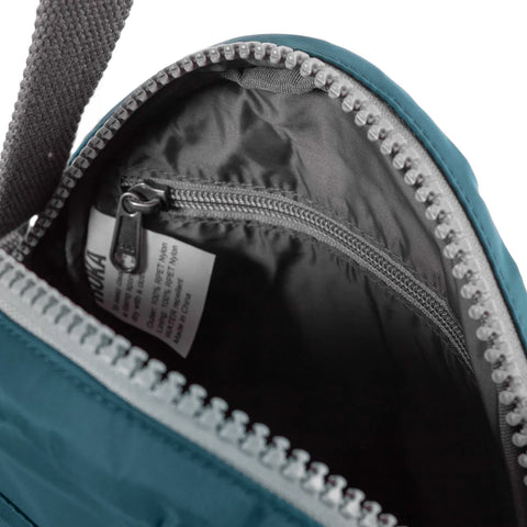 Roka Paddington B Teal Recycled Nylon Cross Body Bag