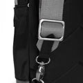 Roka Willesden B Large Sling Black Recycled Nylon Cross Body Bag