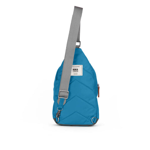 Roka Willesden B Large Sling Marine Recycled Nylon Cross Body Bag