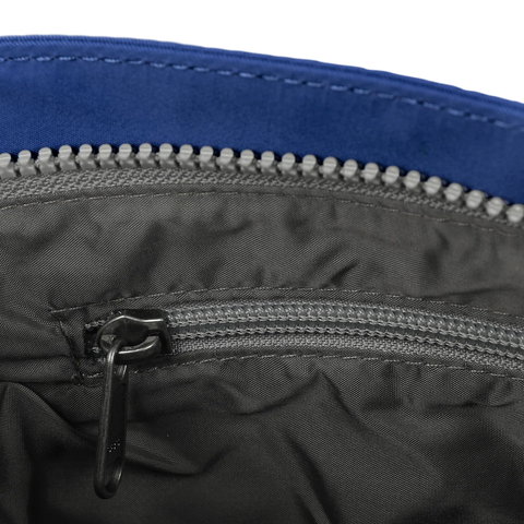 Roka Kennington B Medium Burnt Blue Recycled Nylon Cross Body Bag