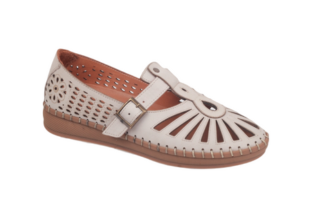 Modella Rosie Mushroom Womens Leather Shoes