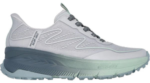 Skechers Slip-Ins 180157/GYGR Grey Green Switch Back Mist Womens Casual Comfort Hands Free Slip On Walking Trainers