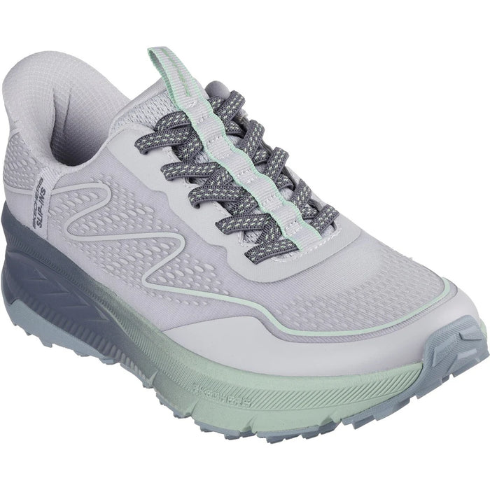 Skechers Slip-Ins 180157/GYGR Grey Green Switch Back Mist Womens Casual Comfort Hands Free Slip On Walking Trainers