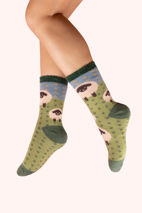Powder Sheep Cosy Socks