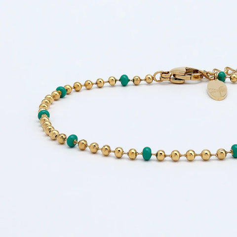 Pineapple Island SSB01 Enamel Chain Bracelet Steel