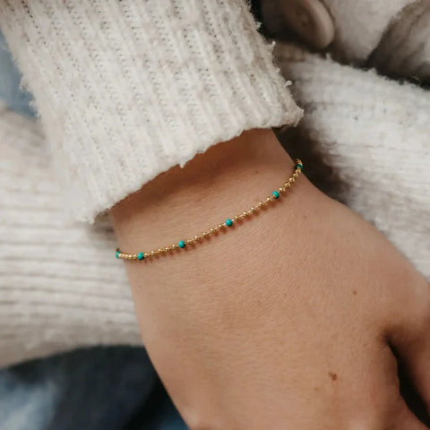Pineapple Island SSB01 Enamel Chain Bracelet Steel