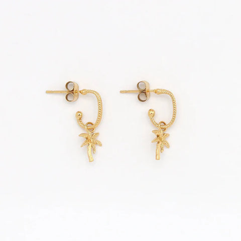 Pineapple Island SSE007 Pãlima Tree Charm Earrings