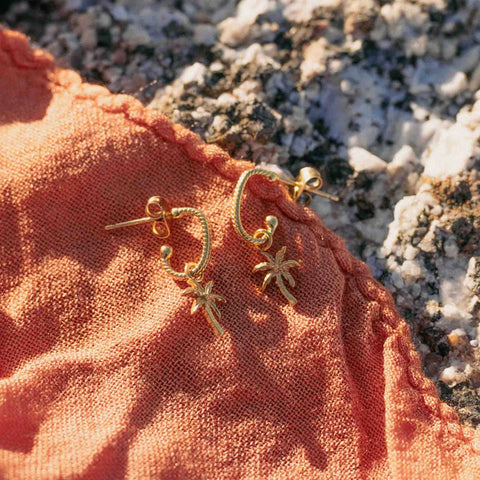 Pineapple Island SSE007 Pãlima Tree Charm Earrings