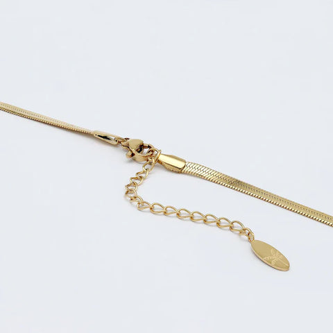 Pineapple Island SSN003 Herringbone Chain Necklace