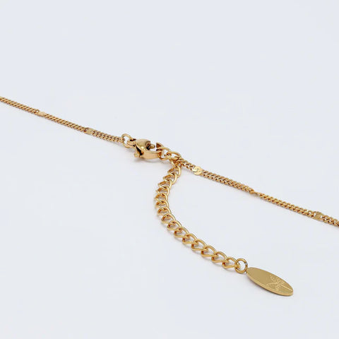 Pineapple Island SSN010 Pearl Drop Necklace Steel