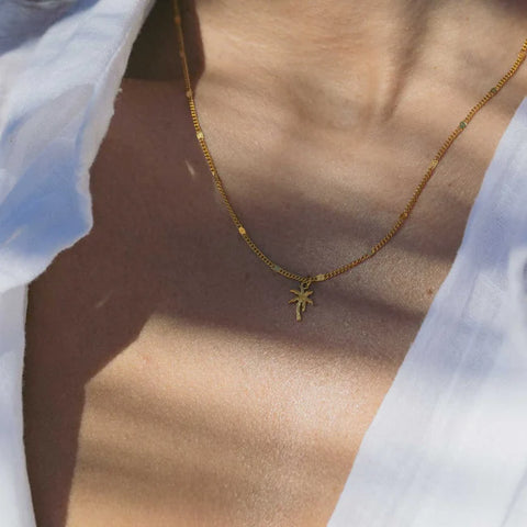 Pineapple Island SSN012 Pãlima Tree Charm Necklace